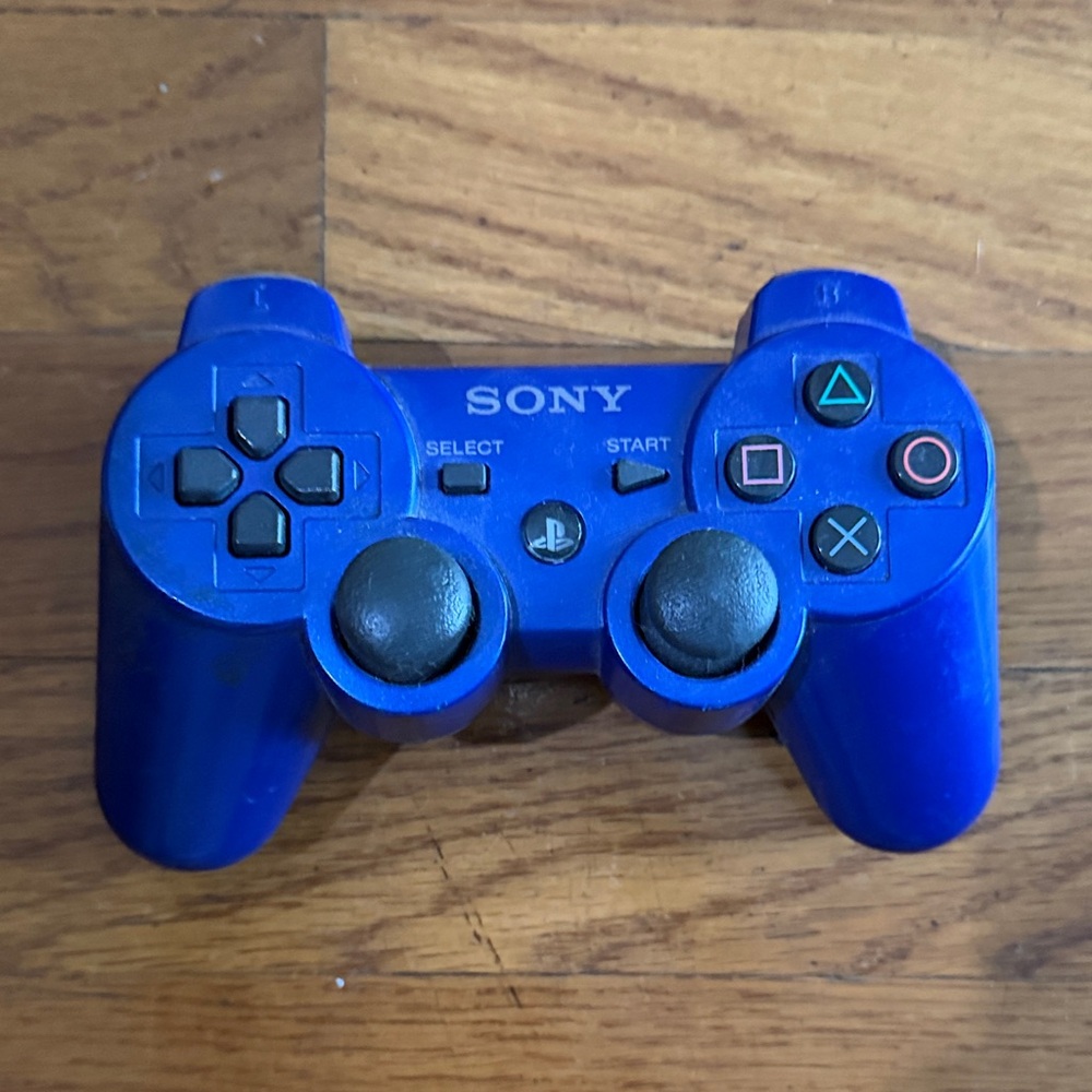 Sony Blue DualShock-style Wireless Controller
